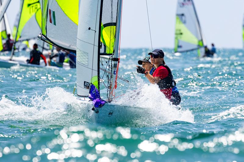 Magic Marine RS Feva Worlds in Follonica, Italy Day 3 photo copyright Oli King Photography taken at Gruppo Vela L.N.I. Follonica and featuring the RS Feva class