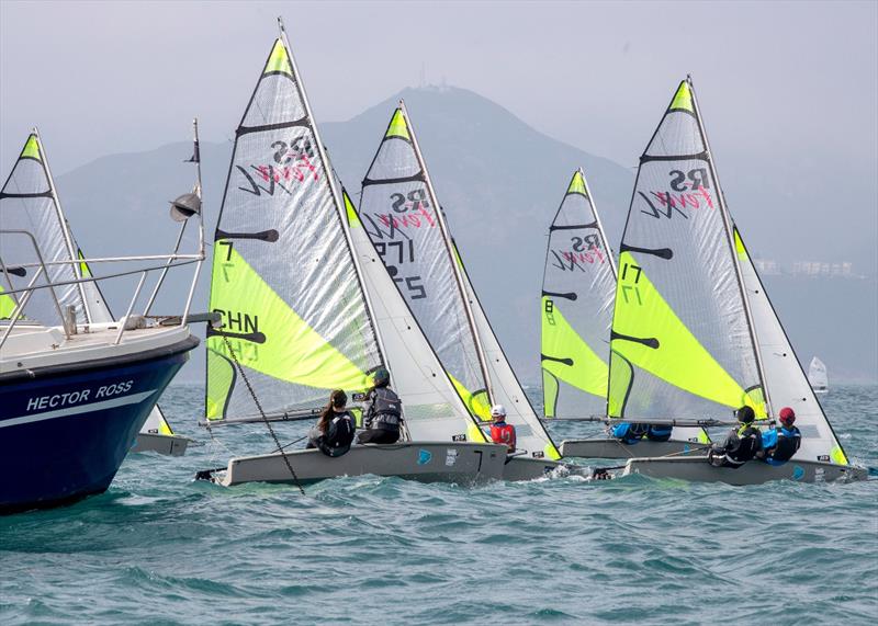 Sun Hung Kai & Co. Hong Kong Race Week 2024 practice race photo copyright RHKYC / Guy Nowell taken at Royal Hong Kong Yacht Club and featuring the RS Feva class