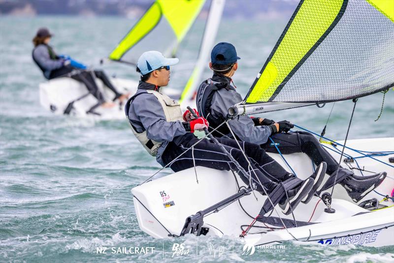 New Zealand RS Feva Nationals - Day 2 - April 14, 2024 -0 Maraetai Sailing Club photo copyright Suellen Hurling taken at  and featuring the RS Feva class