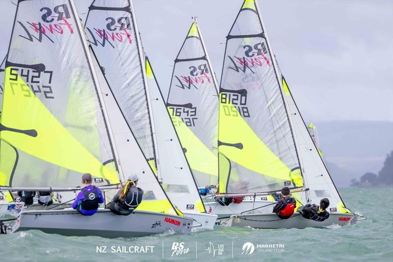 New Zealand RS Feva Nationals - Day 2 - April 14, 2024 -0 Maraetai Sailing Club photo copyright Suellen Hurling taken at  and featuring the RS Feva class