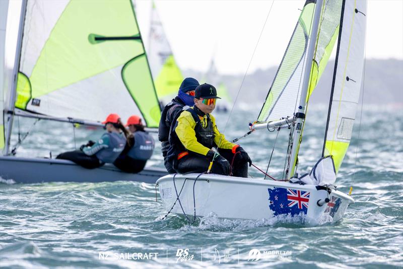 New Zealand RS Feva Nationals - Day 2 - April 14, 2024 -0 Maraetai Sailing Club photo copyright Suellen Hurling taken at  and featuring the RS Feva class