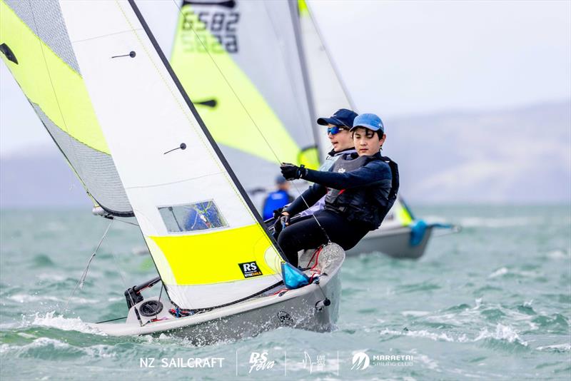 New Zealand RS Feva Nationals - Day 2 - April 14, 2024 -0 Maraetai Sailing Club photo copyright Suellen Hurling taken at  and featuring the RS Feva class