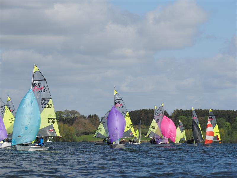 RS Feva Inlands and GP5 at Draycote Water - photo © Phil Rydin-Orwin