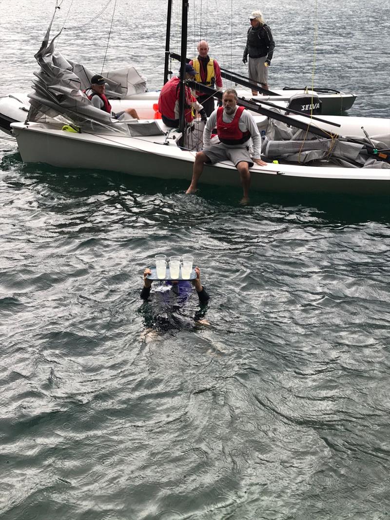 Dark 'N' Stormy delivery during the K6 Eurocup at Lake Garda photo copyright Fausto Maroni taken at Fraglia Vela Riva and featuring the K6 class