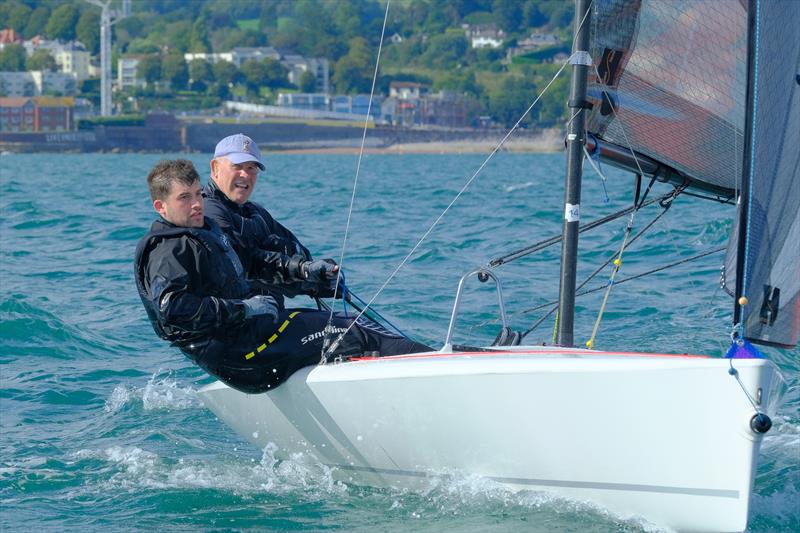 Class Champions, Lawrence and Luca Crispin during the K6 Nationals at Torbay photo copyright 50 North Photography taken at Royal Torbay Yacht Club and featuring the K6 class