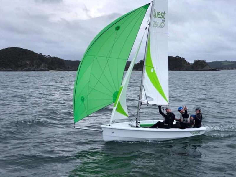 There is room not only for a father and a son, but for two pairs of them on the RS Quest  - photo © NZ Sailcraft