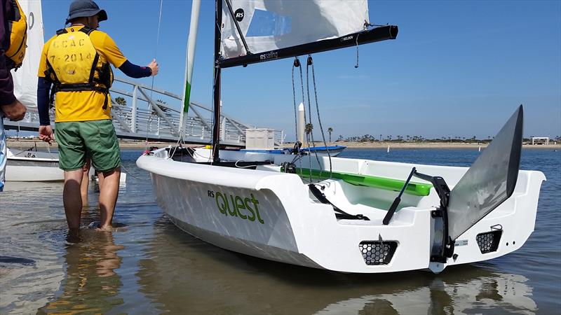 The RS Quest is designed and built with an eye to low maintenance sailing, making it ideal for club programmes and family baches  - photo © RS Boats
