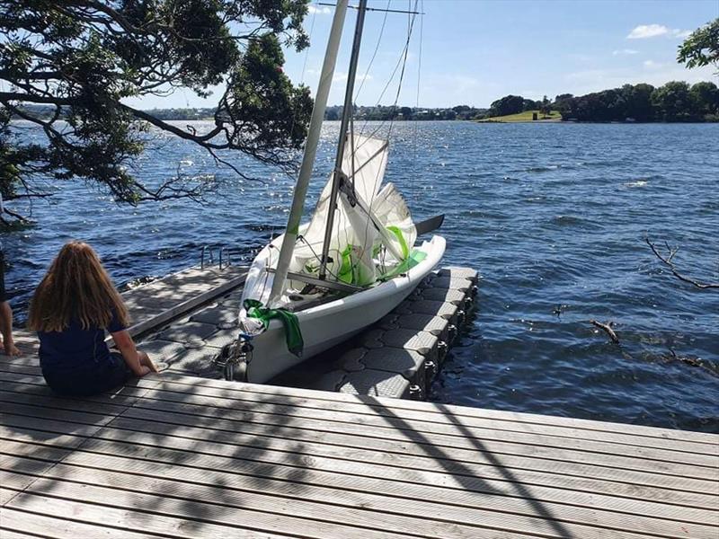 RS Quest set up on a newly installed DockPro photo copyright NZ Sailcraft taken at  and featuring the RS Quest class