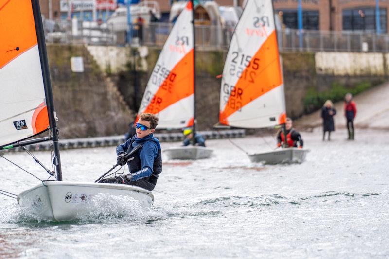 RS Tera South West Squad Winter Training at Paignton concludes with strong winds - photo © Tom Wild