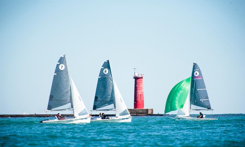 RS Ventures competing  - Final Day - Para Sailing World Championship, Sheboygan, Wisconsin, USA photo copyright Cate Brown taken at  and featuring the RS Venture class