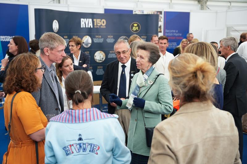 HRH The Princess Royal attends the first-ever Protect our Playground Reception - photo © Royal Yachting Association