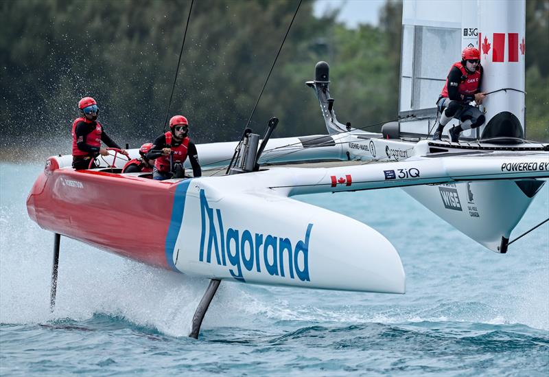 Canada SailGP Team competing on Race Day 1 of Bermuda SailGP Season 3, in Bermuda May.2022 - photo © Ricardo Pinto for SailGP