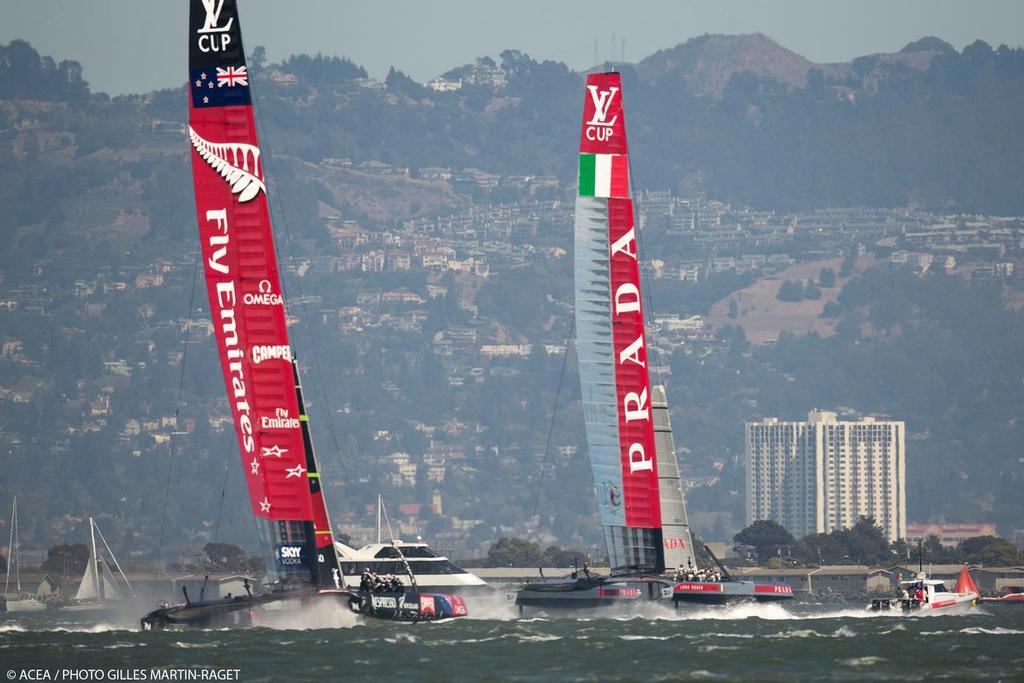 Louis Vuitton Cup Final, Day 6, Emirates Team New Zealand Vs Luna Rossa © ACEA - Photo Gilles Martin-Raget http://photo.americascup.com/