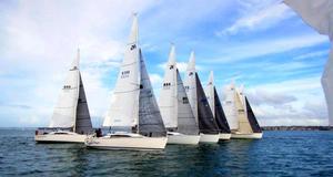 Competitive starts - for most - Mount Gay Rum Young 88 1-2-3 Series - Two Handed Champs photo copyright Rory Heath - RAYC taken at  and featuring the  class