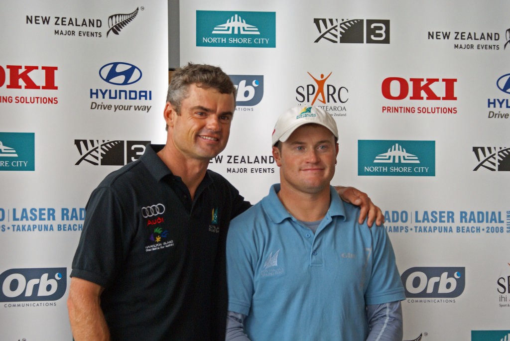 Darren Bundock and Glen Ashby the 2008 World Champions photo copyright Richard Gladwell www.photosport.co.nz taken at  and featuring the  class