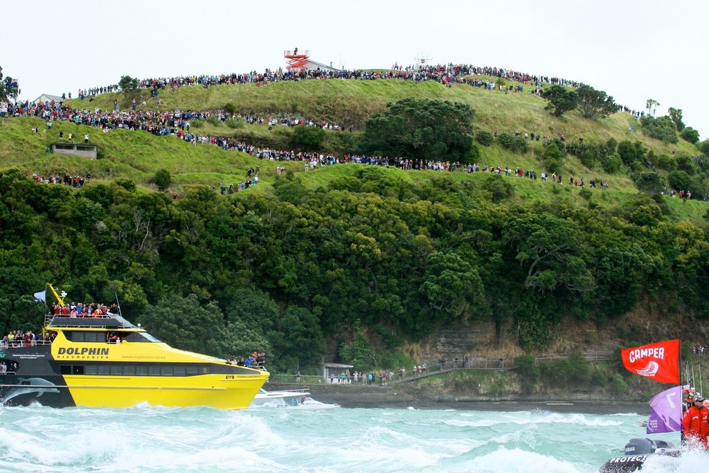 North Head is a popular sailing grandstand and will be a prime vantage point in the 2021 America's Cup photo copyright Richard Gladwell www.photosport.co.nz taken at  and featuring the  class