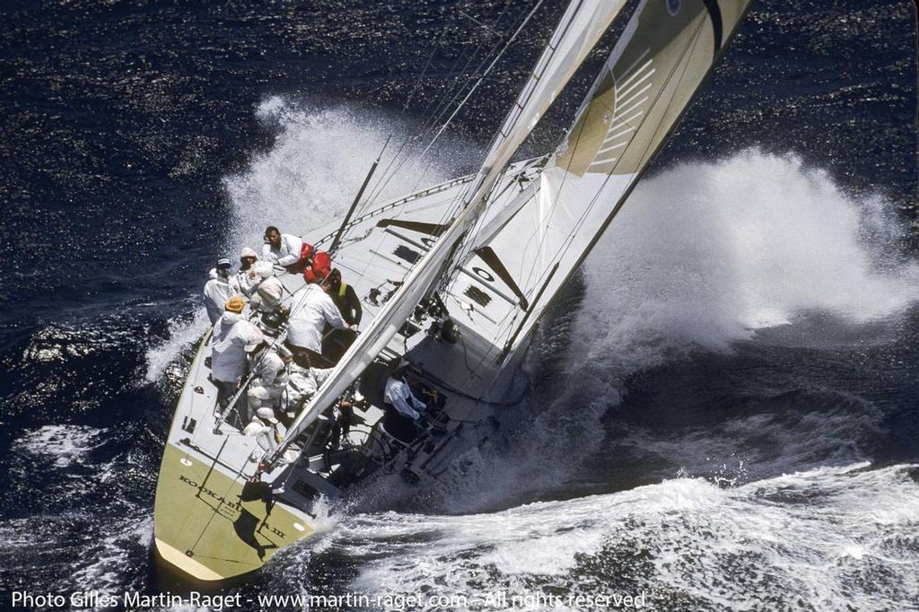 12 Metres - Australian America's Cup Defender, Kookaburra sailing off Fremantle - 1987 America's Cup - photo © Gilles Martin-Raget