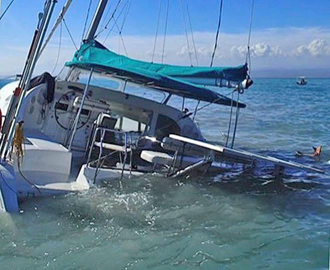 Fluer d’Epice awash on the reef in Indonesia. © Event Media