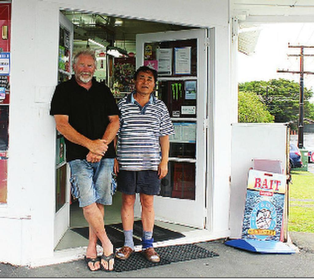 Missing crew member, Steve Forno (left) pictured after he intervened in an armed burglary on  Bayswater dairy, earlier this year - image from The Flagstaff. photo copyright SW taken at  and featuring the  class