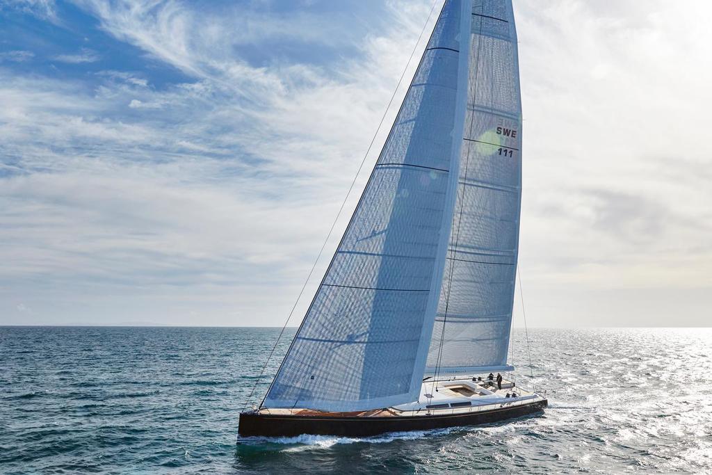 Recently launched superyacht Cygnus Montanus features Doyle Sails  © SW