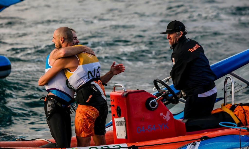 Van Rijsselberghe and Dempsey claim first sailing medals at the Rio 2016 Olympic Sailing Competition - photo © Sailing Energy/World Sailing