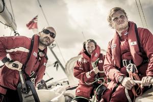 Clipper Race crew in Ocean Safety lifejackets photo copyright Clipper Ventures taken at  and featuring the  class