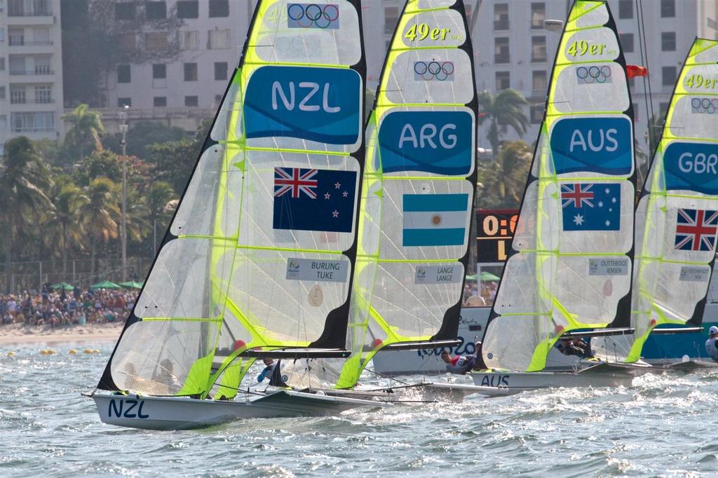 Three of the top four nations at the 2016 Olympics (NZL, GBR, AUS) used Zhik as their sailing apparel partner © Richard Gladwell www.photosport.co.nz
