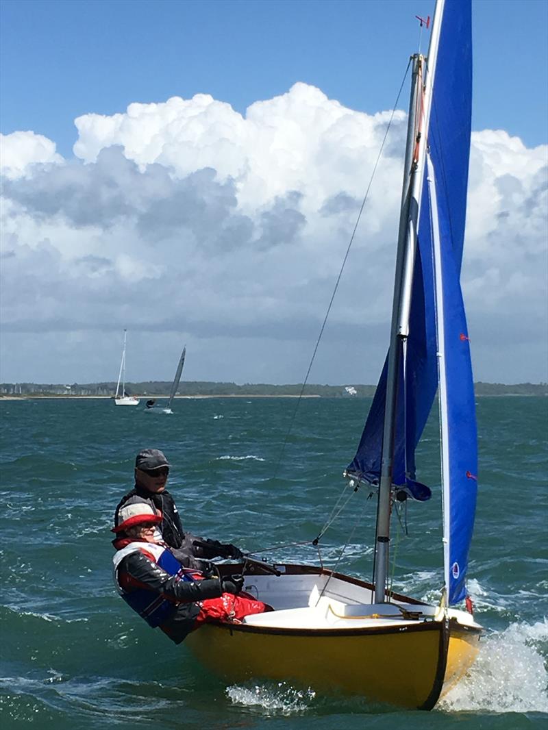 Lymington River Scow Travellers at Keyhaven photo copyright Karl Thorne taken at Keyhaven Yacht Club and featuring the Scow class