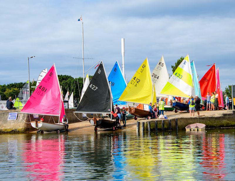 Scows launching - Youth Regatta Week at Royal Lymington - photo © Alex & David Irwin / www.sportography.tv