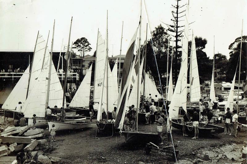 The Easter Regatta rigging area - photo © Gosford Sailing Club