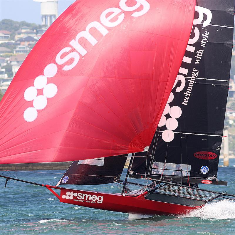 Smeg on day 3 of the 18ft Skiff Australian Championship 2018 - photo © Frank Quealey