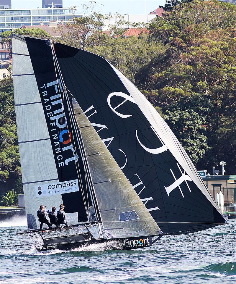 Finport Trade Finance on the second run during 18ft Skiff JJ Giltinan Championship Race 8 - photo © Frank Quealey