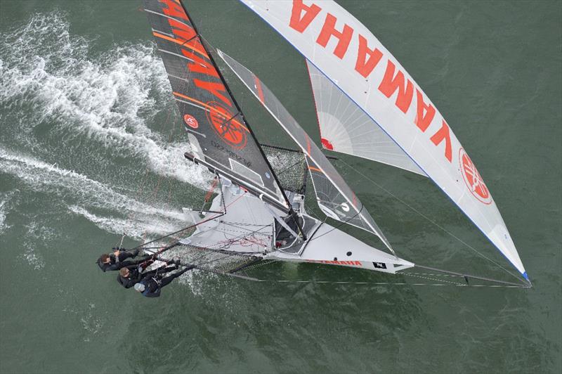 18ft Skiff Mark Foy Trophy in San Francisco day 3 - photo © Christophe Favreau / www.christophefavreau.com