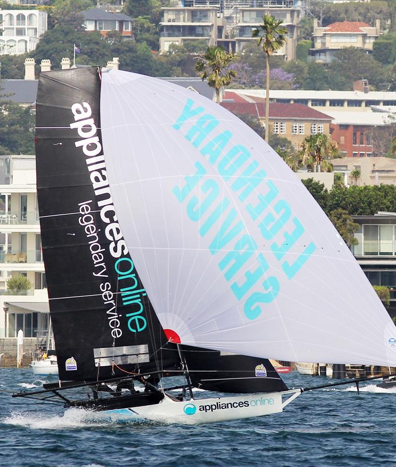 appliancesonline.com.au has been consistently in the top placins - NSW Championship 2019 photo copyright Frank Quealey taken at Australian 18 Footers League and featuring the 18ft Skiff class