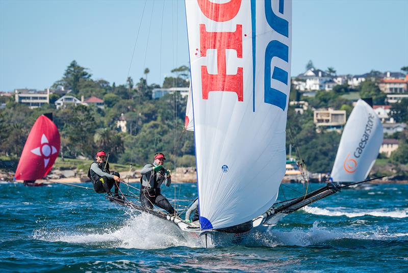 Honda Marine - Invitation Race - JJ Giltinan Trophy - March 13,2020 - Sydney Harbour photo copyright Michael Chittenden taken at Australian 18 Footers League and featuring the 18ft Skiff class