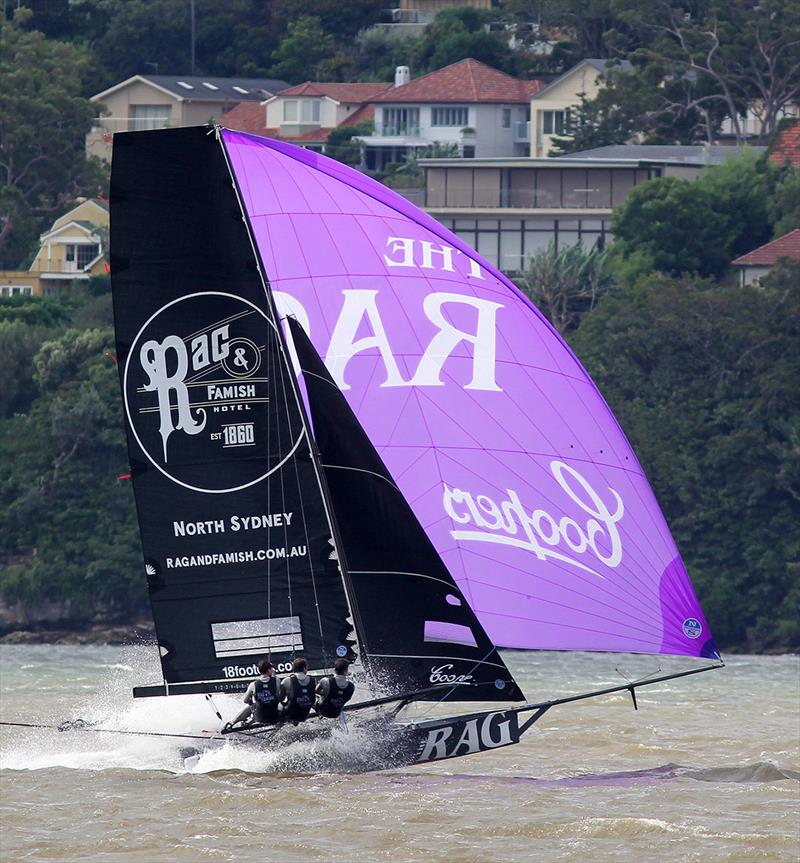 2022 JJ Giltinan 18ft Skiff Championship Race 5 photo copyright Frank Quealey taken at Australian 18 Footers League and featuring the 18ft Skiff class