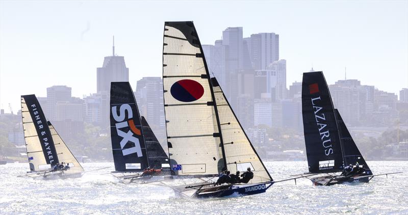 Race start - 18ft Skiff Club Championship Race 1 and SIXT Spring Championship Race 2 - photo © SailMedia