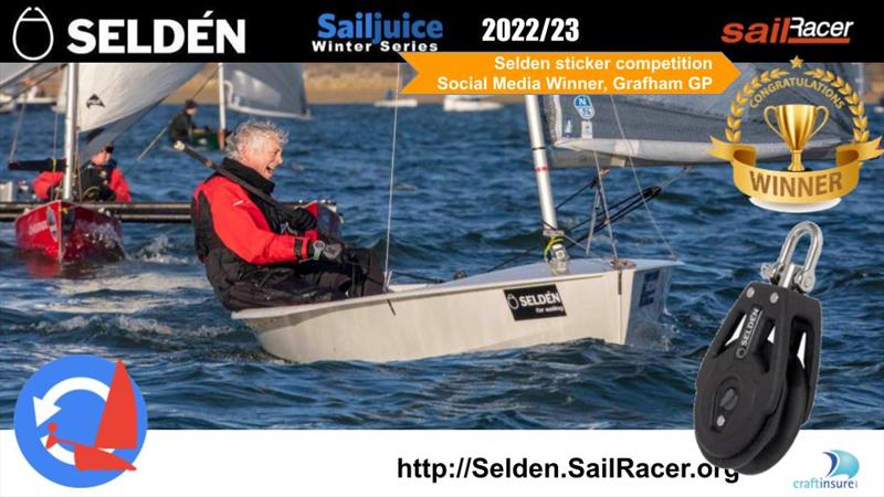 Selden Sailjuice Winter Series Grafham Grand Prix Social Media Winner - photo © Tim Olin / www.olinphoto.co.uk