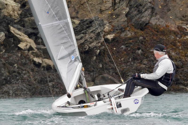 Tim Law heads into the rocks,-first overall - Solo class Western Championship at Salcombe - photo © Will Loy