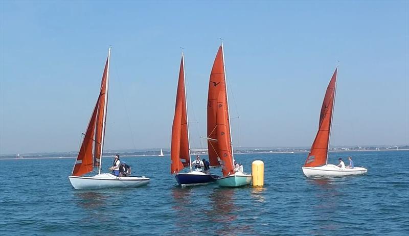 Squib South Coast Championships 2023 photo copyright Mike Samuelson taken at Royal Victoria Yacht Club, England and featuring the Squib class