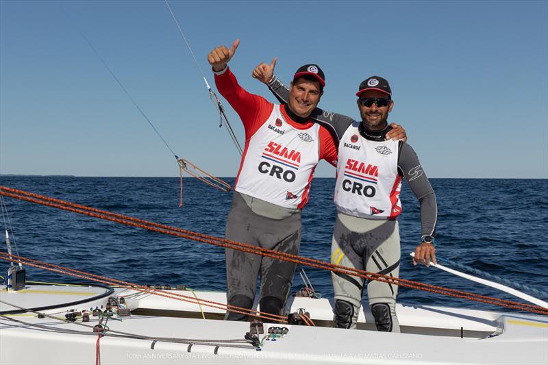 Tonci Stipanovic & Tudor Bilic (CRO 1991) finish 2nd in the 100th Anniversary Star Class World Championship 2022 photo copyright Matias Capizzano taken at Eastern Yacht Club, Massachusetts and featuring the Star class