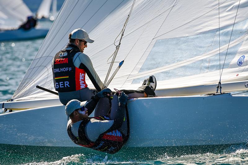Max Kohlhoff and Ole Burzinski win the 2023 Star World Championship photo copyright Martina Orsini taken at Yacht Club Isole di Toscana and featuring the Star class