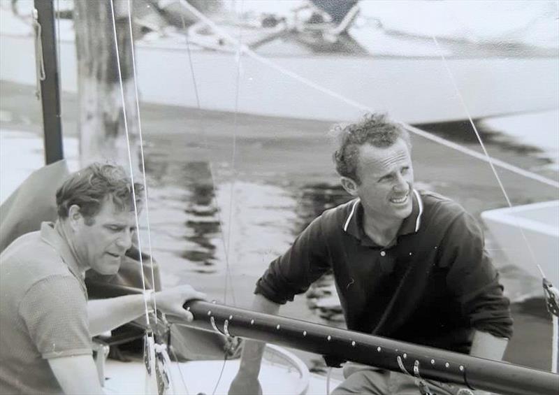 John Wastall and Stuart Jardine in the Star during the build up to the 1972 Olympics photo copyright Archive taken at Kieler Yacht Club and featuring the Star class