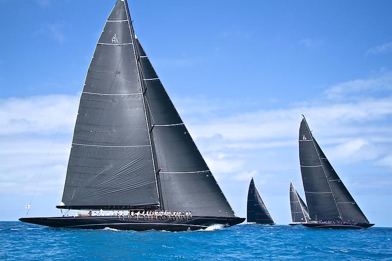 J-class racing in Bermuda during the 2017 America's Cup - they are close to the maximum size that could be hauled in Auckland if planned facilities were allowed to be constructed. - photo © Richard Gladwell