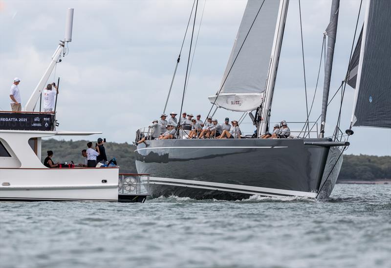 Silvertip - Mastercard Superyacht Regatta - Day 2, February 24, 2021 photo copyright Jeff Brown taken at Royal New Zealand Yacht Squadron and featuring the Superyacht class