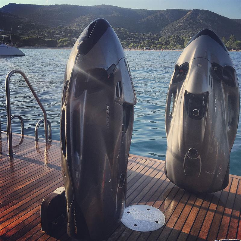 Seabobs for even more fun aboard Lady Amanda photo copyright West Nautical taken at  and featuring the Superyacht class