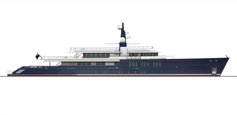 70m CRN 145 Project Thunderball - photo © CRN Yachts