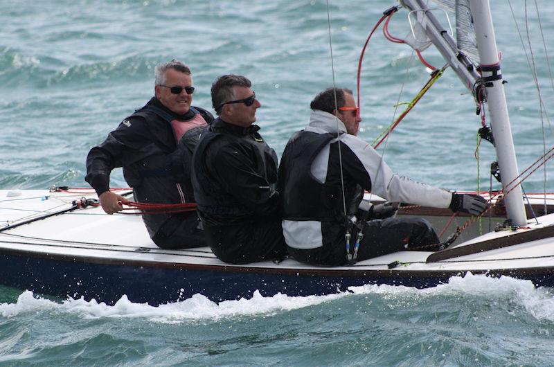 Jonny Pudney, Adrian Fisk and Julian Hantrais in S91 Spectre, winners of the  2022 Norman Moore Trophy at the National Swallow In-Harbour Championship at Itchenor  - photo © Kirsty Bang