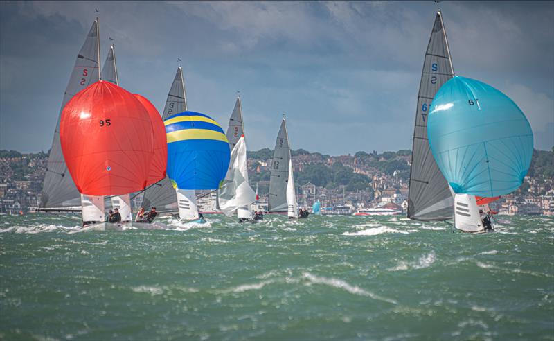 National Swallow 75th Anniversary Championship at Cowes Classics Week 2023 photo copyright Tim Jeffreys Photography taken at Royal London Yacht Club and featuring the Swallow class