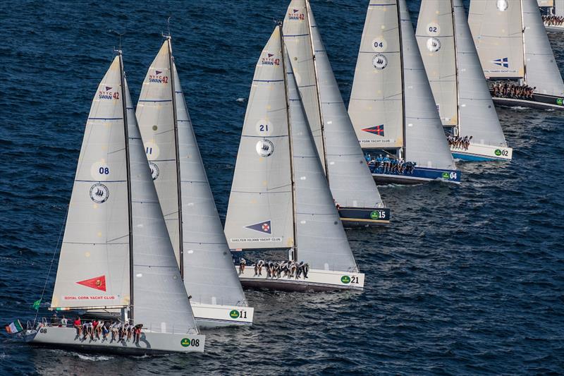 2017 Rolex New York Yacht Club Invitational Cup day 2 photo copyright Rolex / Daniel Forster taken at New York Yacht Club and featuring the Swan 42 class